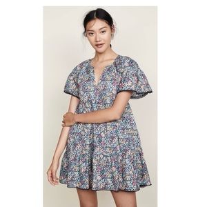 dRA Gianna Navy Floral Dress